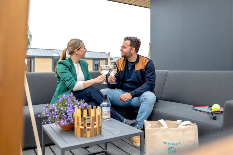 Accommodaties aan strand